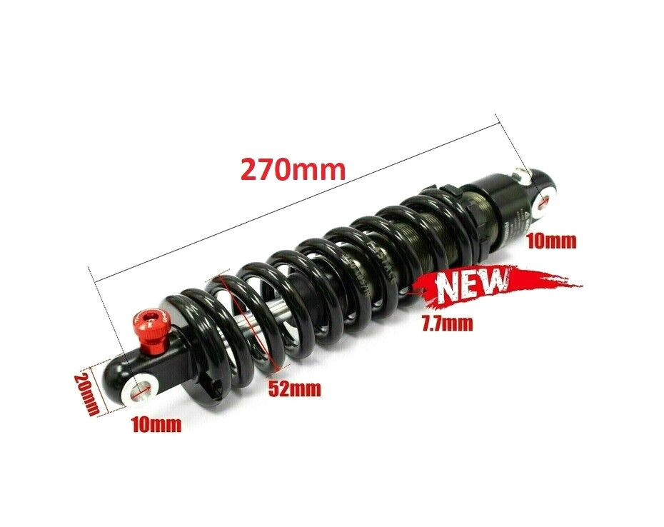 Fastace 10.5″ Eye to Eye 270MM SHOCK Pit Dirt BIKE ADJUSTABLE 22AR SK10