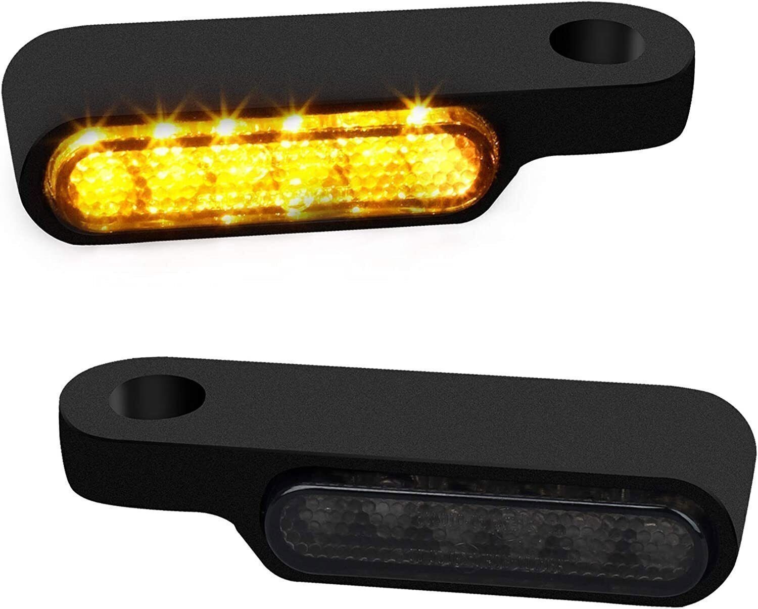 ✨Handlebar Turn Signals Blinker Running LED Light For-Harley Sportster 1200 883