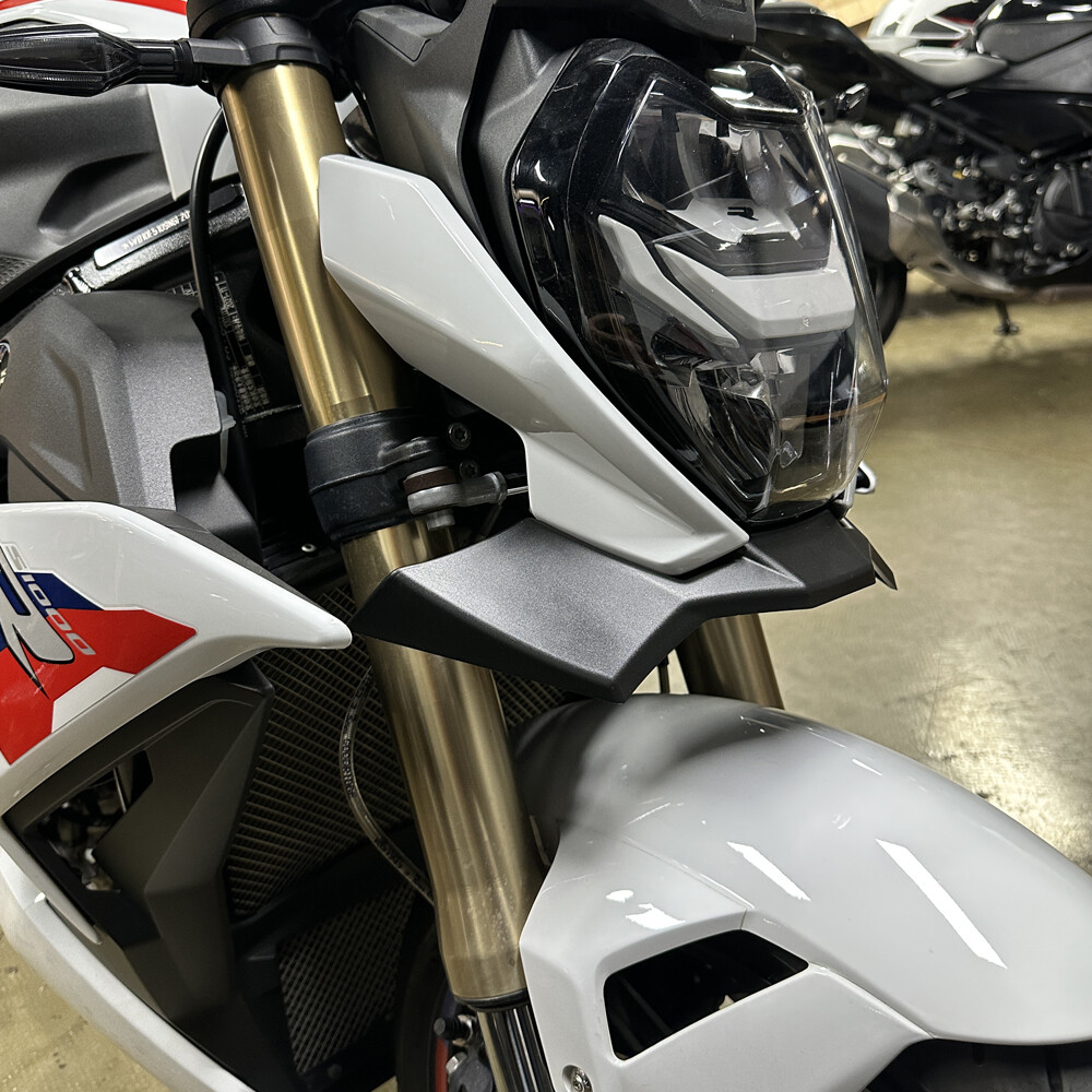 Matte Black Front Lip Cover Spoiler Fairing For BMW S1000R 2021 2022 2023 2024