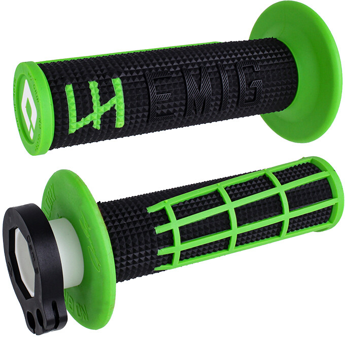 ODI EMIG 2.0 – V2 LOCK-ON MX MOTORCYCLE GRIPS BLACK/GREEN