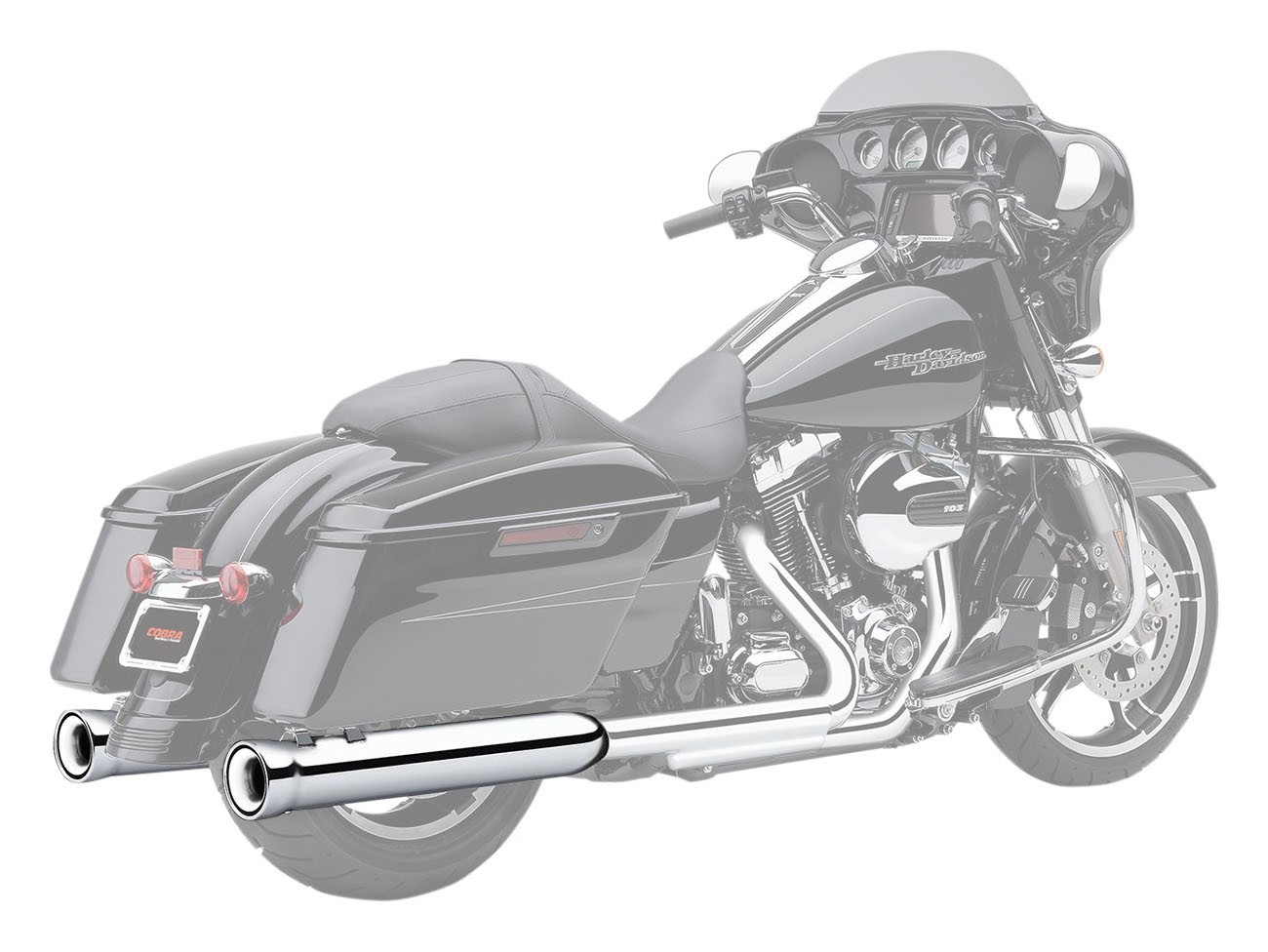 Cobra Neighbor Hater Chrome 4″ Slip-On Exhaust Mufflers (6107)