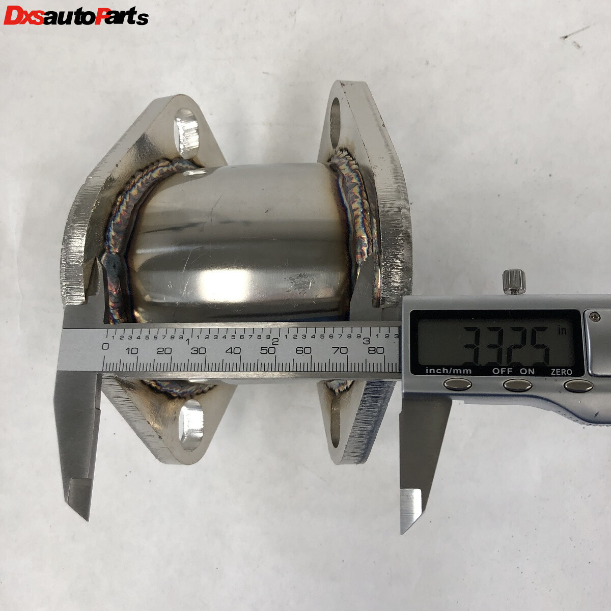 3″ to 3″ 45-degree 2 Bolt Flange Exhaust Muffler Pipe Flange Mild Steel