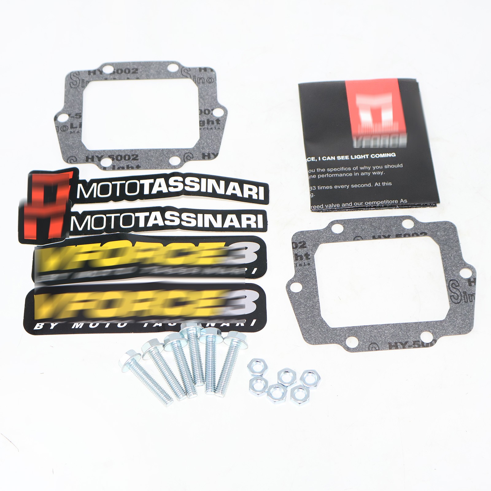 Fits Kawasaki KX250 V-Force 3 Reed Cage Carbon Fiber Reeds Moto Tassinari V308A