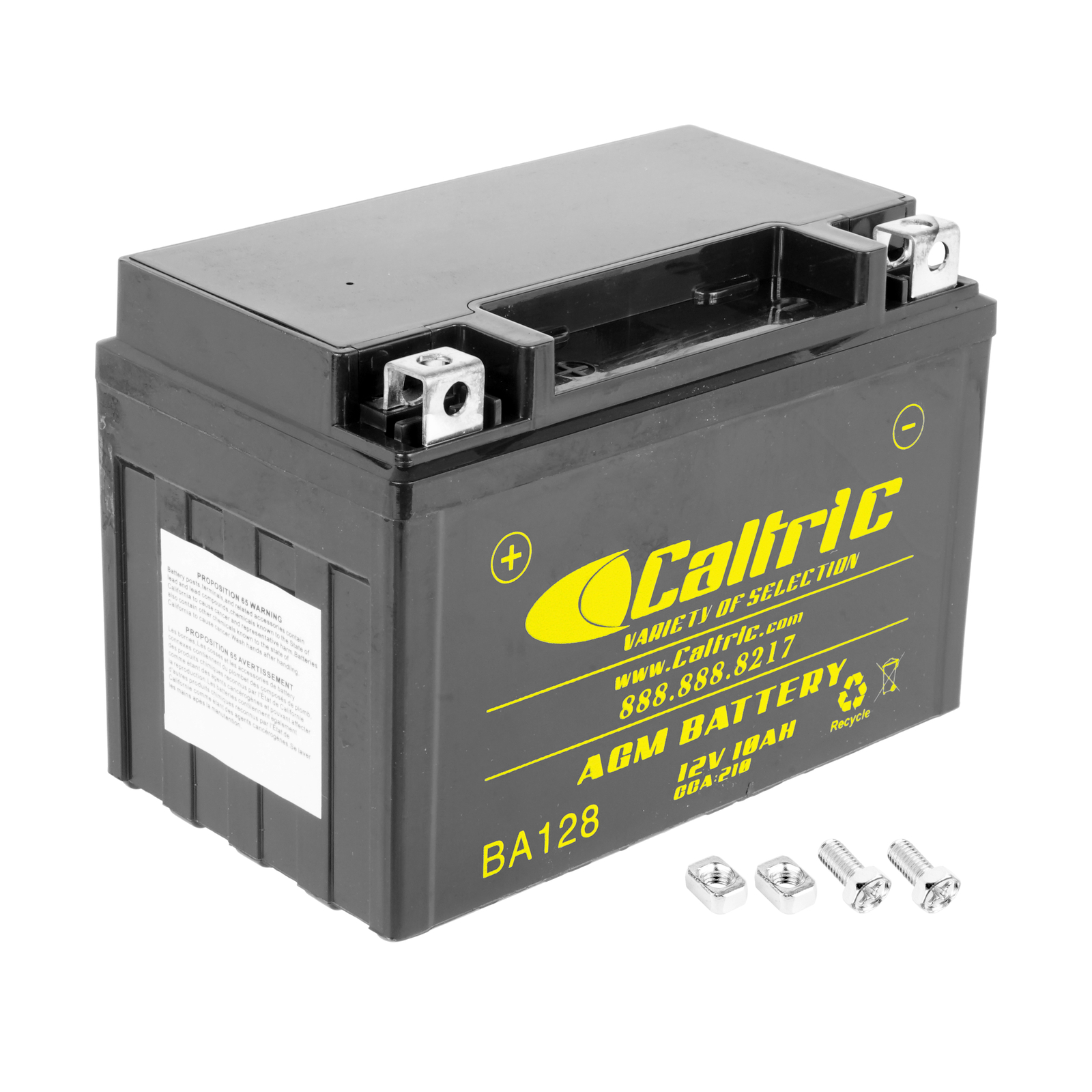 Caltric T2501823 AGM Battery for Triumph 12V 10Ah CCA 210 / YTZ14S
