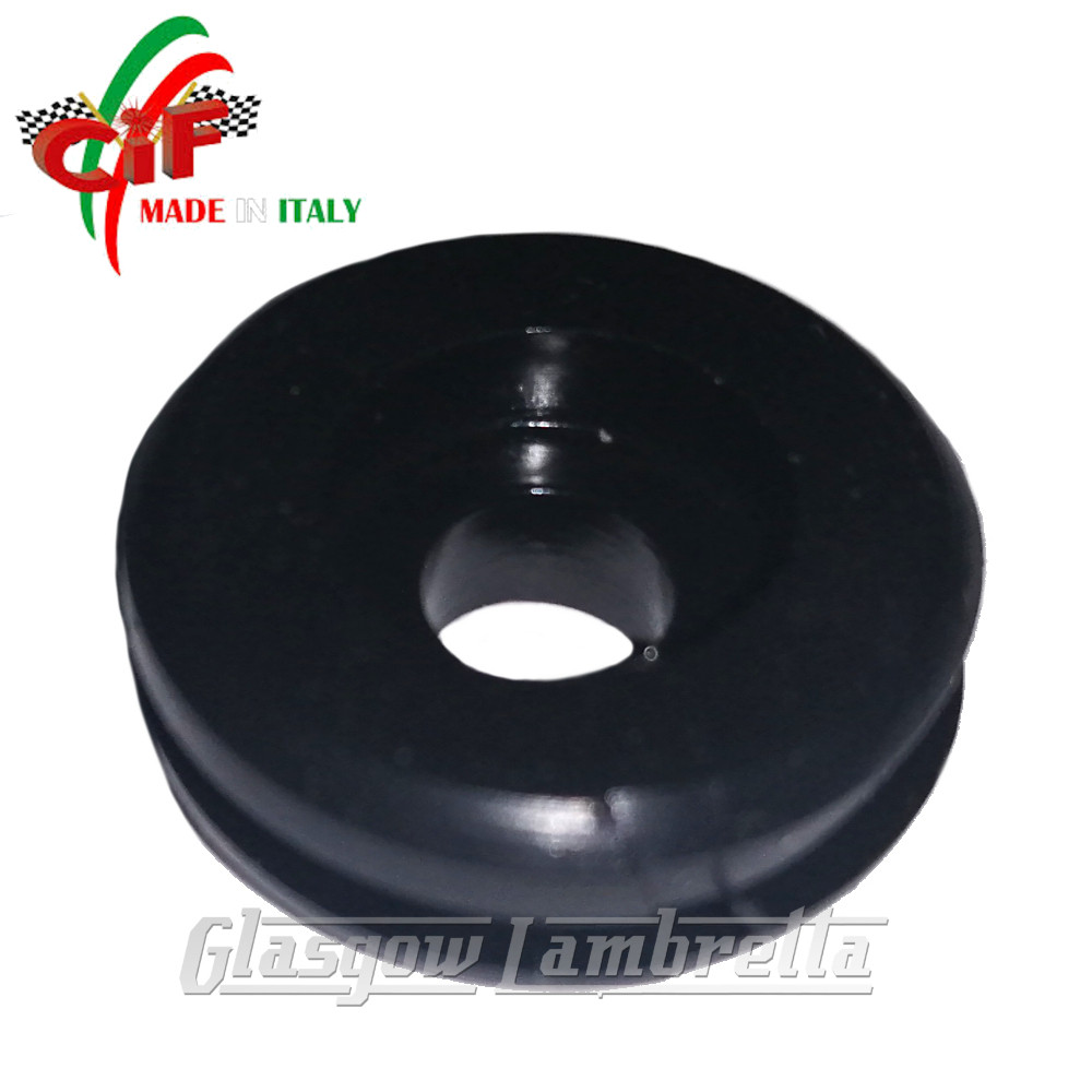 Vespa PX 125/150/200 FUEL / PETROL TAP LEVER GROMMET BLACK RUBBER Italian by CIF