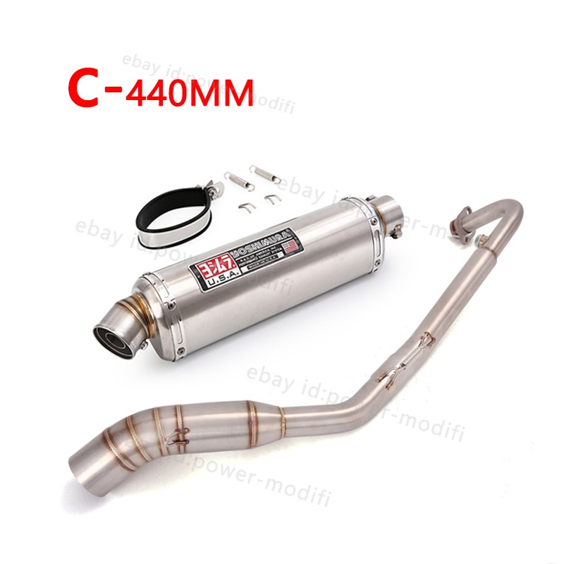For Kawasaki Z125 Pro 2017-2024 Full Exhaust System Header Pipe Silencer Muffler
