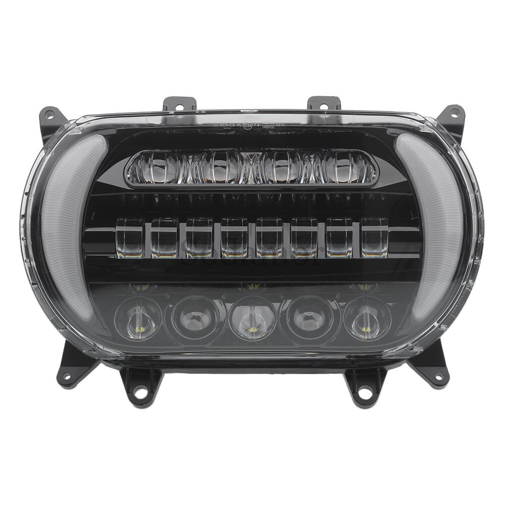 LED Cold White Headlight Turn Signal Lamp For HARLEY Touring Road Glide 2015-25