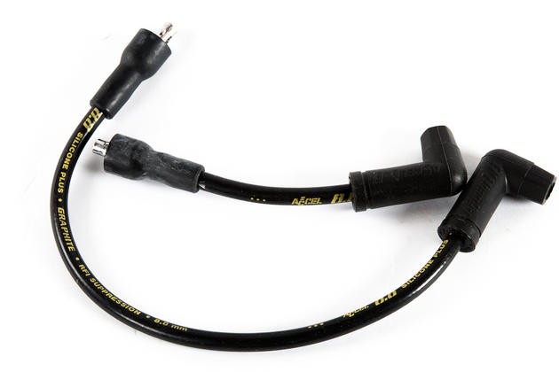 Accel 8.8mm Custom Fit Spark Plug Wire Set Black #172089K Harley Davidson
