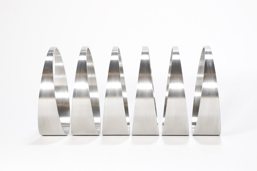 1 3/4″ 1.75″ Tigtonic 15° Pie Cuts 304 Stainless 90° Bend Total (6 Pack)