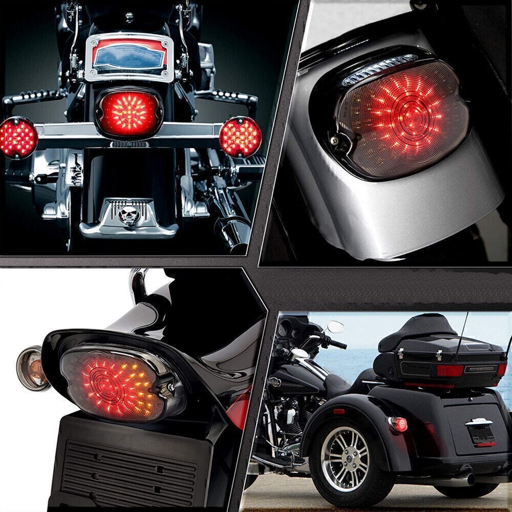 Smoke LED Tail Light Brake Turn Signal Rear Lamp 5 Years Warranty Gearzaar