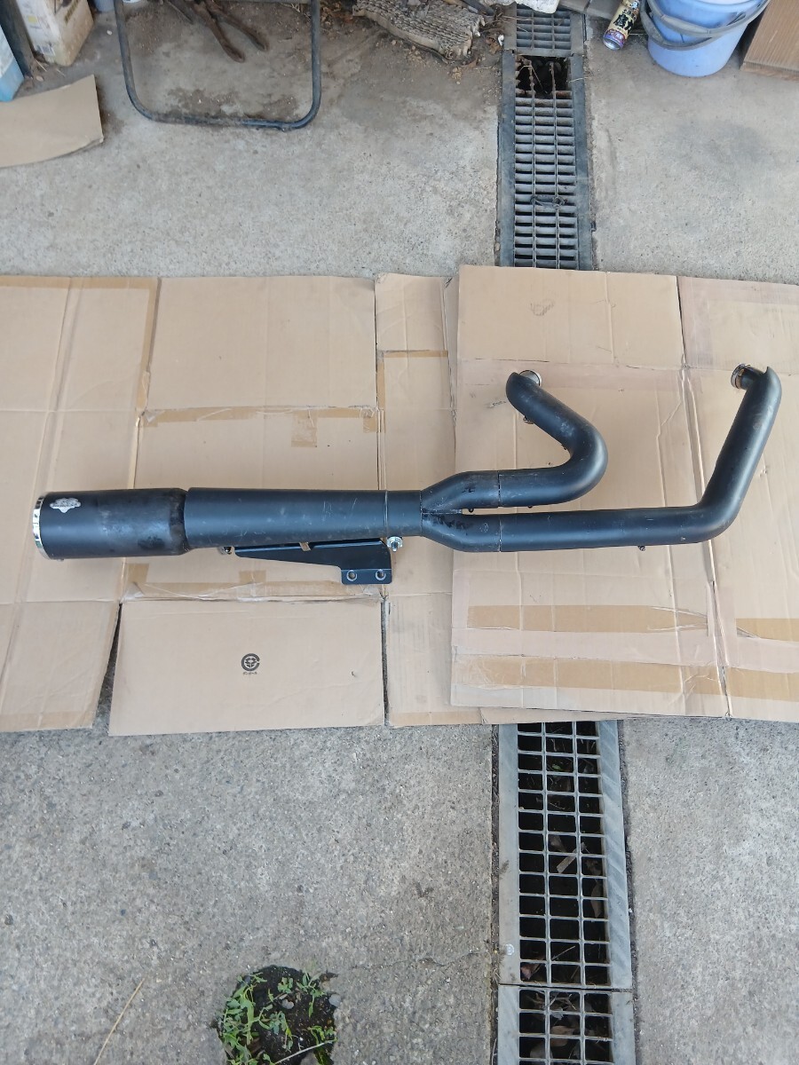 Vance Hines Propipe Softail Black 2-In-1 Heavy Bass Exhaust