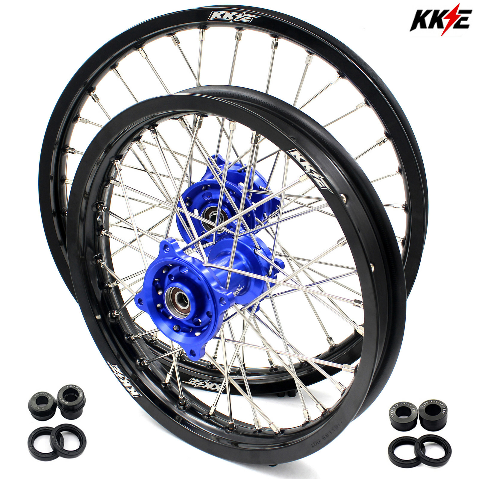 KKE 17/14 Wheels For Yamaha YZ80 1993-2001 YZ85 02-23 RM80 RM85 Kid’s Mini Rims
