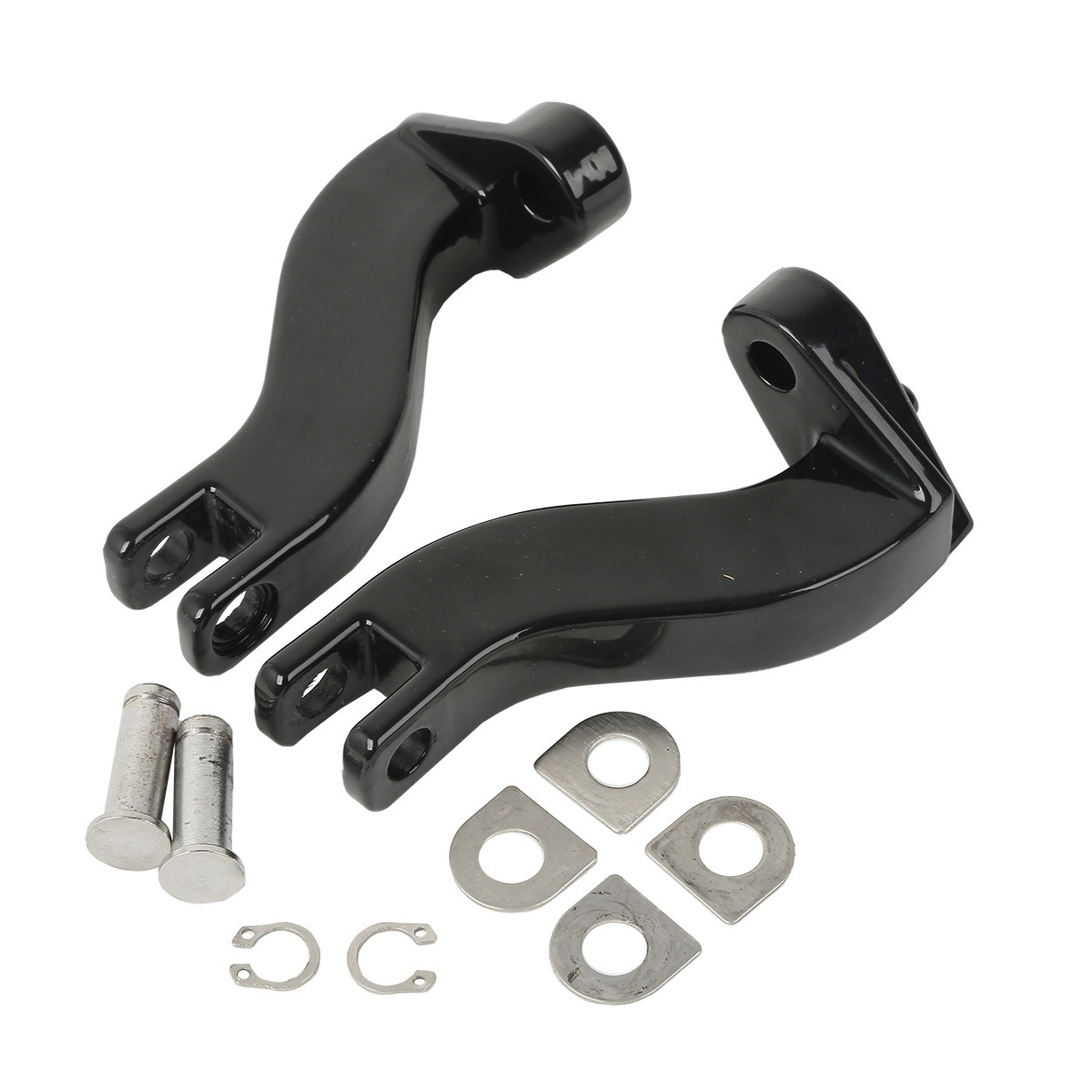 Black Rear Foot Peg Mount Kit Fit For Harley Davidson Touring 1993-2023 2019 18