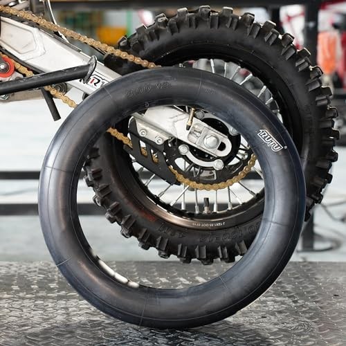 Motorcycle Inner Tube 3.00-12 80/100-12 TR4 Valve Heavy Duty Butyl Rubber Off