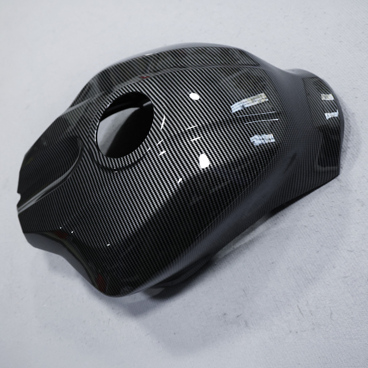 Carbon Fiber Pattern Fuel Gas Tank Cover Cowl For YAMAHA YZF R1 R1M 2020-2026