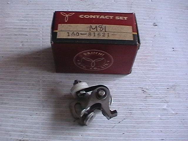 DAIICHI YAMAHA 1A0-81621-20 CONTACT BREAKER POINTS SET RD400 JAPAN FEW M81