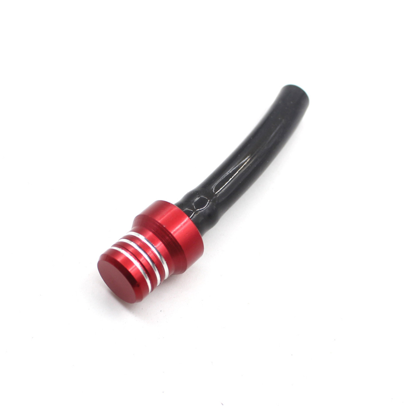 KKE Gas Fuel Tank Cap Valve Vent Breather Hose Black Tube CNC ATV DirtBike Red