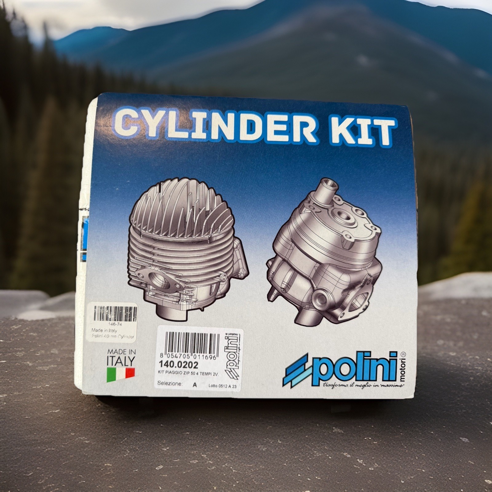 140.0202 Cylinder Kit D.49 Polini Piaggio Zip 50 4T 2 Valves