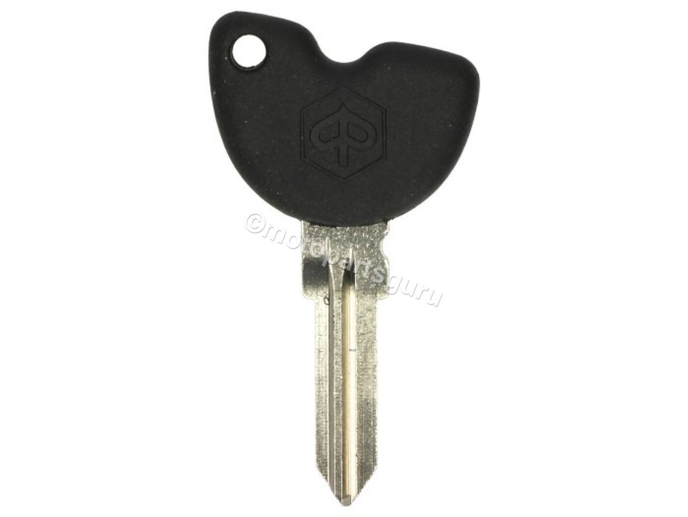 299602 OEM Black Blank Key With Piaggio Logo For Piaggio Fly 50 150 LT50 Liberty