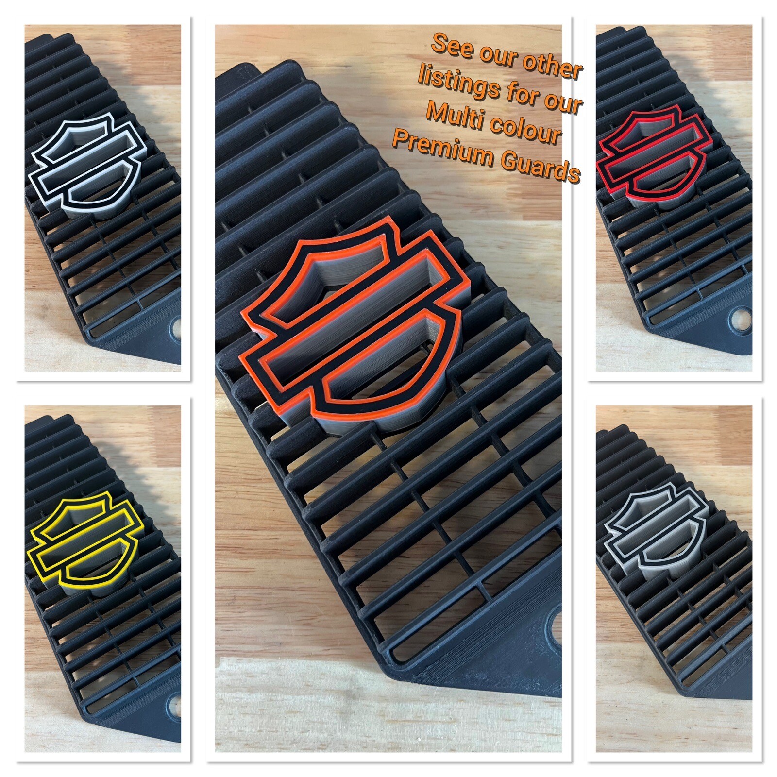 CUSTOM Colours, Oil Cooler Stone Guard, Suits ’18-later Harley M8 Softail
