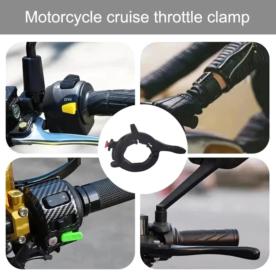 Throttle Lock Motorcycle Cruise Control Throttle Assist Top Kit Stainless Steel