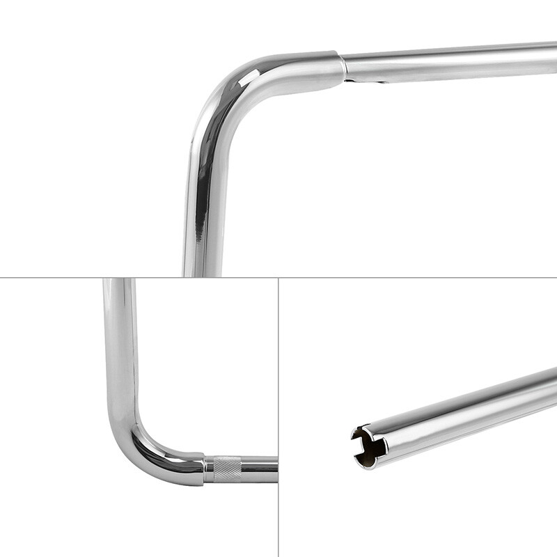 Chrome 10/12/14/16/18/20” Rise Ape Hanger Handlebar Fit For Harley Sportster