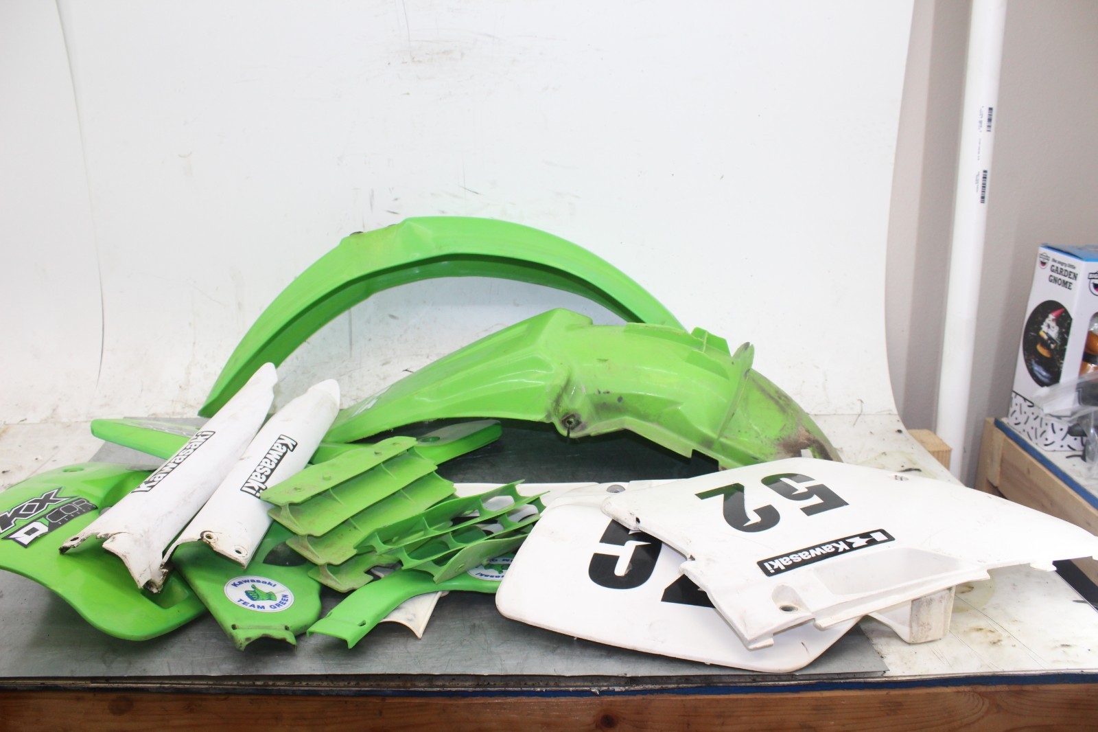 1994 94 KAWASAKI KX250 KX 250 OEM PLASTIC FENDERS PANEL BODY KIT FAIRINGS SHROUD