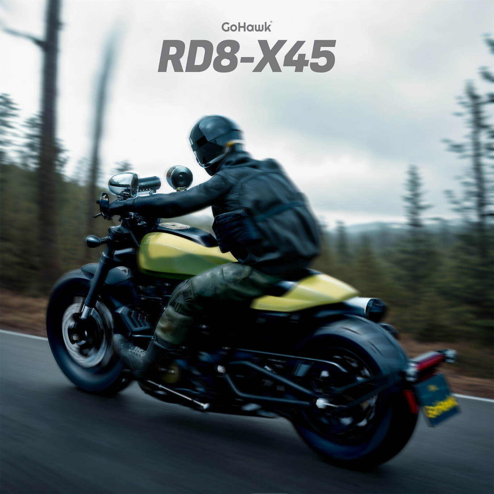 Waterproof Motorcycle Stereo 4 Speakers Audio System Bluetooth Amp Radio Chrome