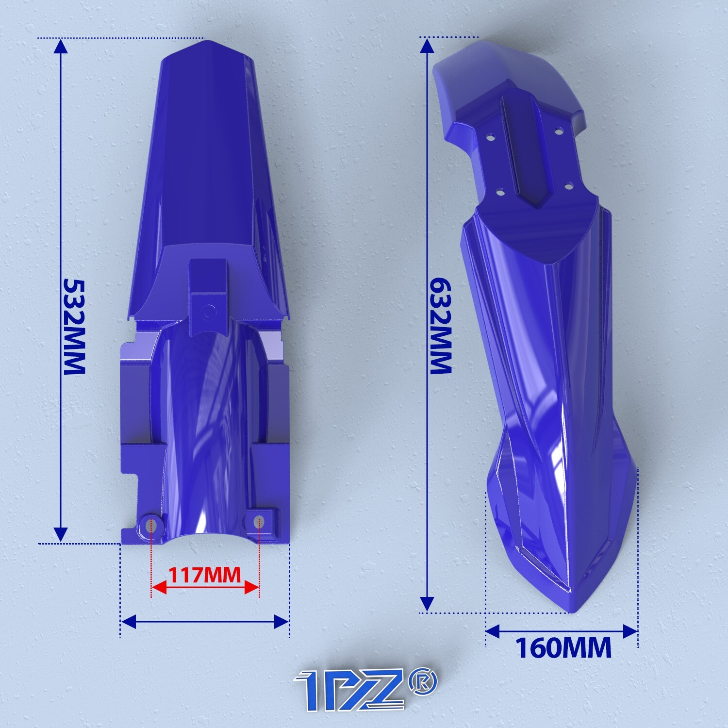 Complete Plastics Fender Kit For Yamaha YZ85 2002-2014 Body Side Cover Fairing