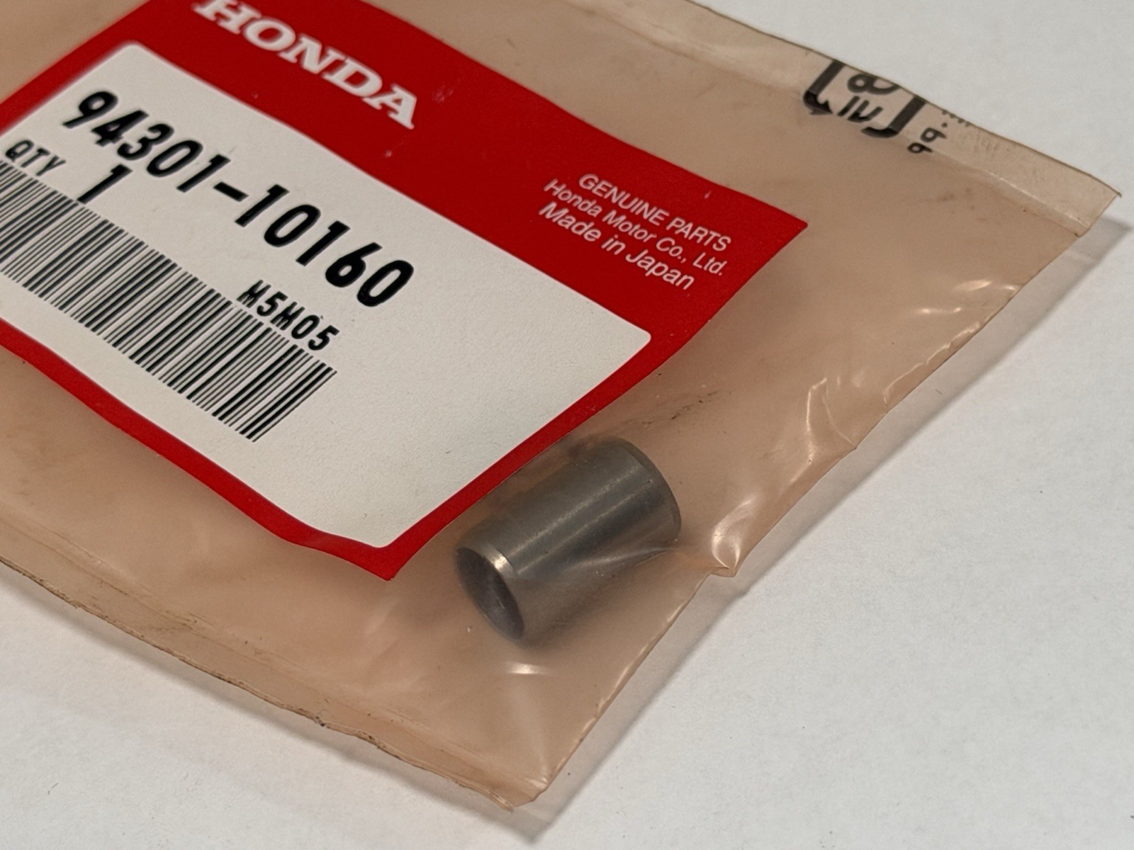 NOS Honda OEM Dowel Pin 10×16 94301-10160 Genuine Factory Part Made in Japan