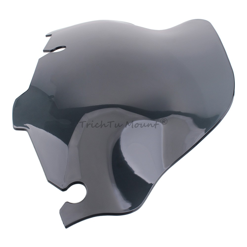 Smoke 8″ Wave Windshield Windscreen For Harley Electra Glide Classic EFI FLHTCI