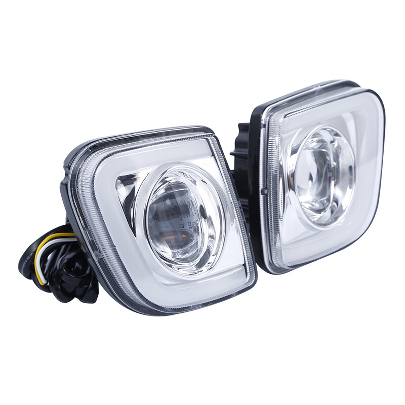 Rectangular Driving Fog Light LED Fit For Honda Goldwing 1800 F6B Valkyrie 13-17