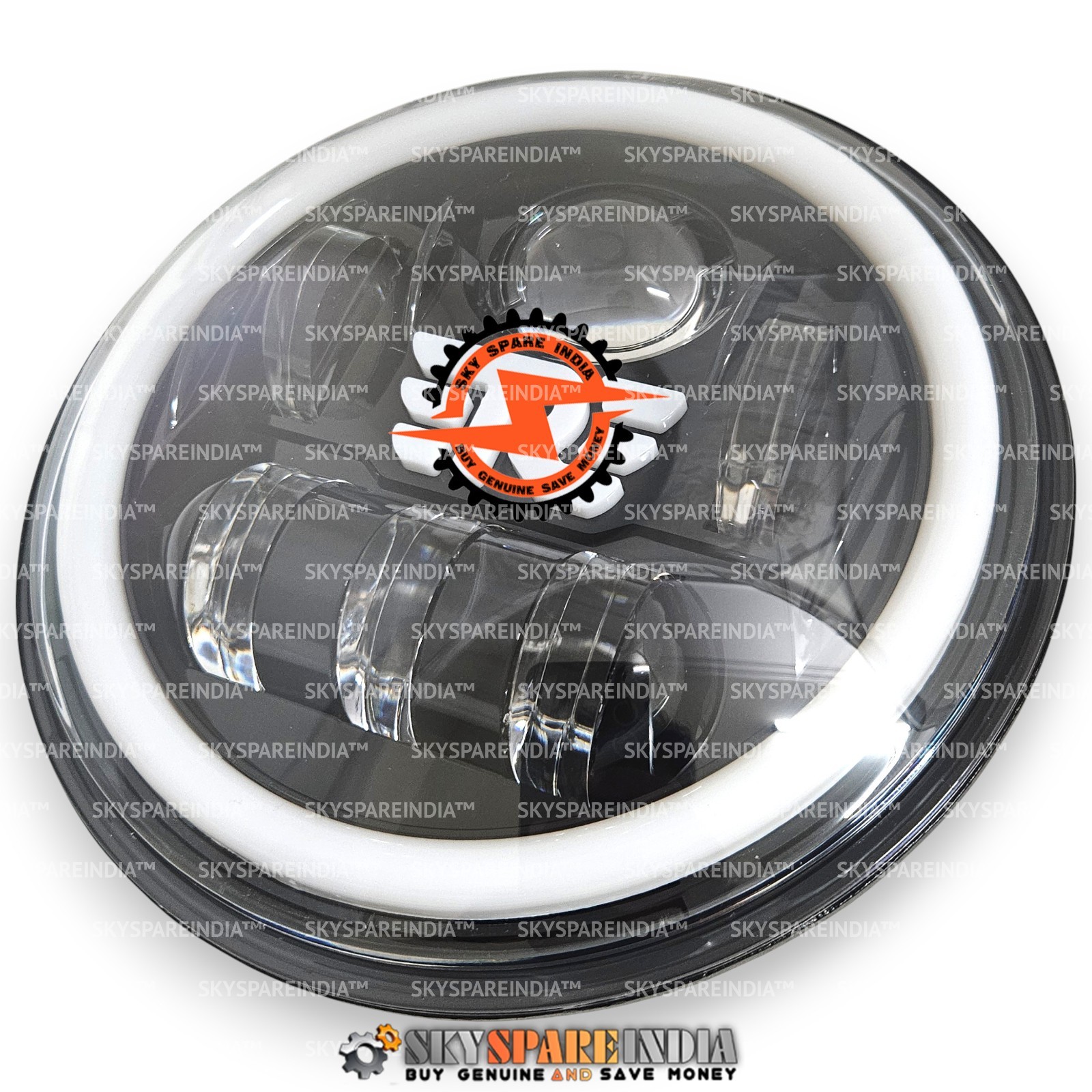 LED 7″ Headlight Headlamp Compatible With Royal Enfield Himalayan