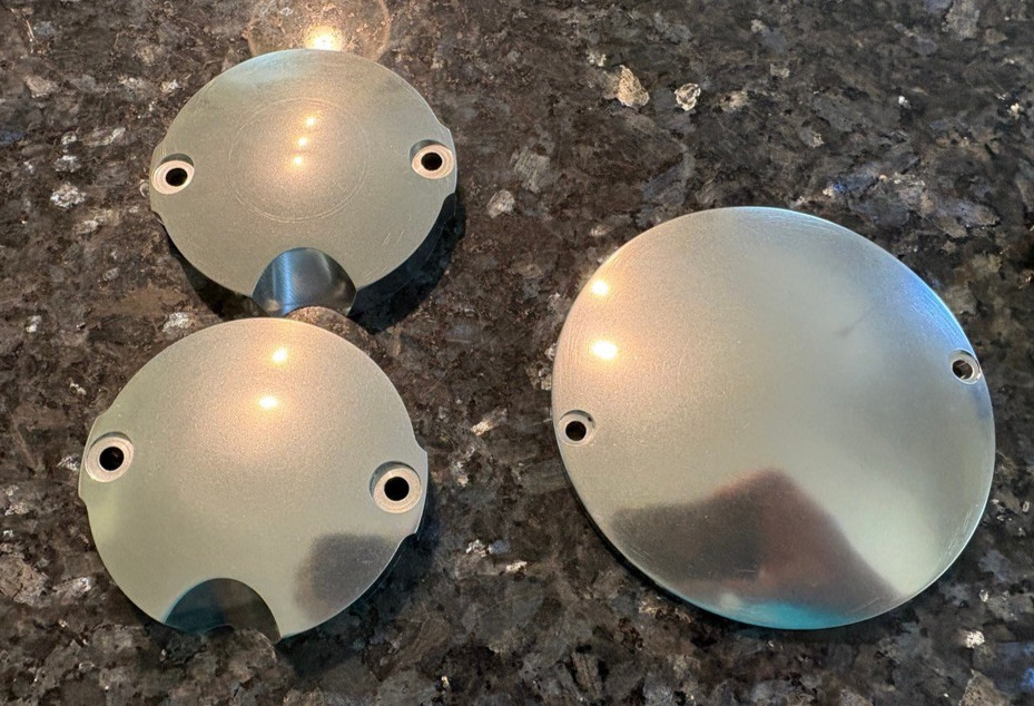 Custom Yamaha XS650 twin CNC billet aluminum generator/stator and point covers