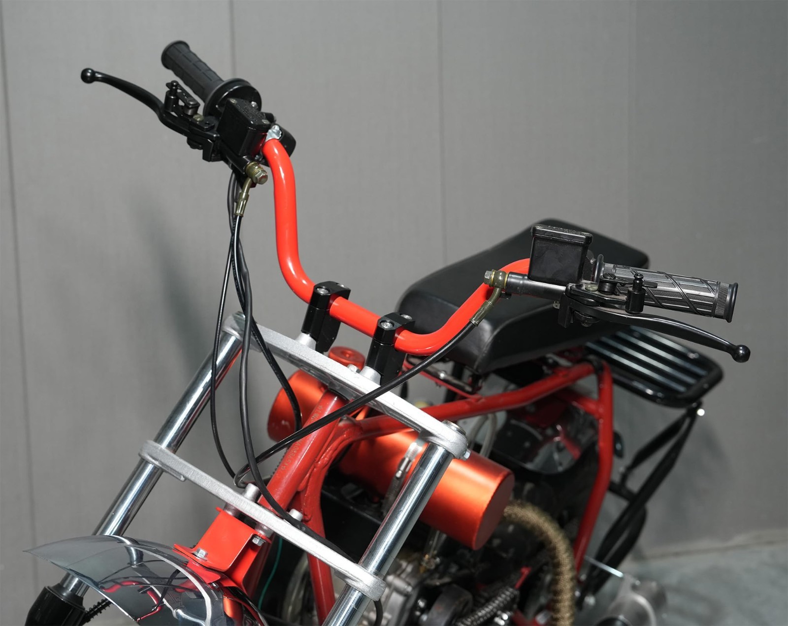 Red 7/8″ Mini Bike Handlebars for Coleman BT200X CT200U-EX 196cc 200cc