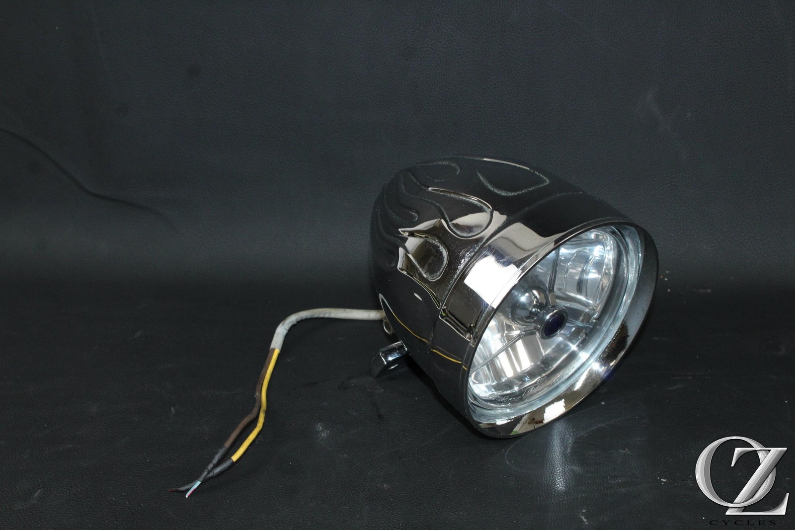 94-03 HONDA VF750 MAGNA 750 VF750C2 Chrome Flame Bucket Headlight Lamp 6in