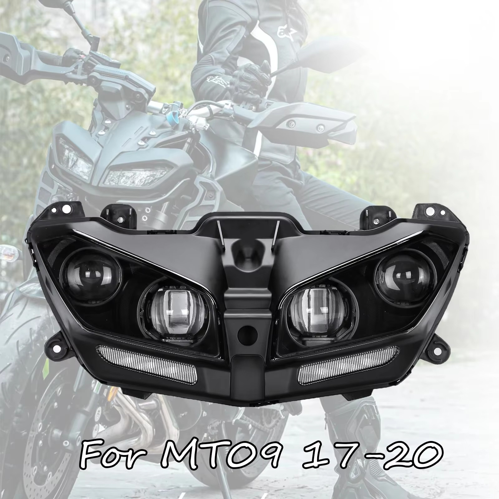 Fit for 2017-2020 Yamaha FZ09 MT09 Motorcycle HeadLight Assembly Headlamp 18 19