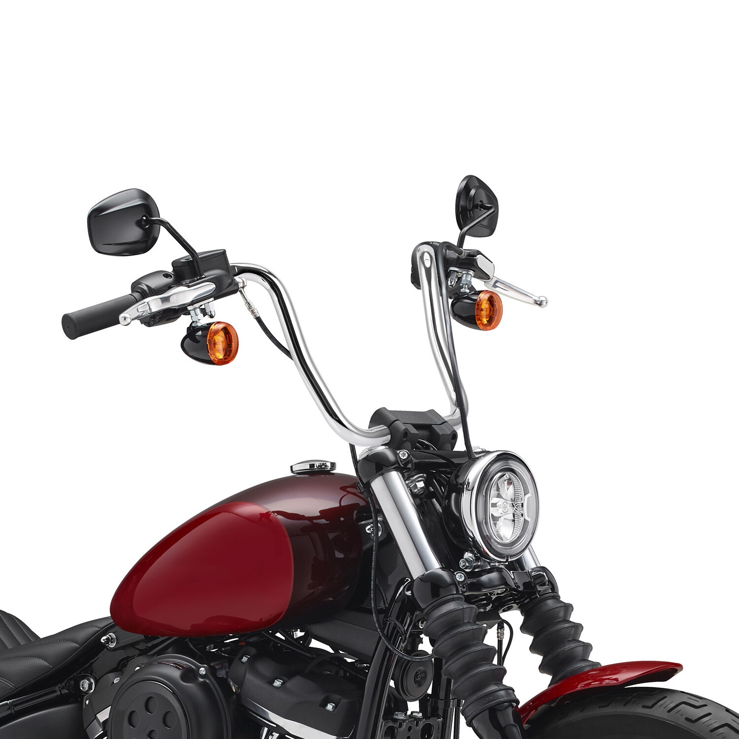 12”/14”/16″ Rise Ape Hanger 1 1/4″ Handlebar Fit For Harley Heritage Softail