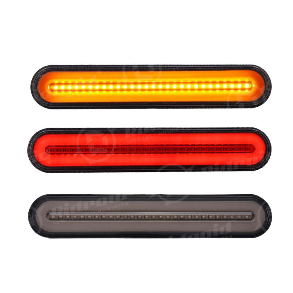 2PCS For Harley Fender/Bagger Brake Tail Turn Signal Light Bar Vertical Mount