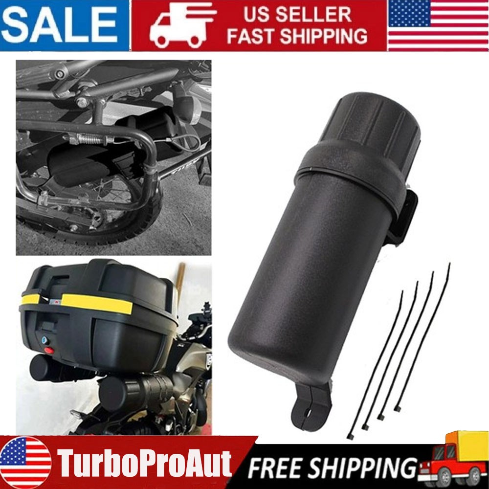 Motorcycle Tool Tube Storage Gloves Canister Repair Tool Box Waterproof Black