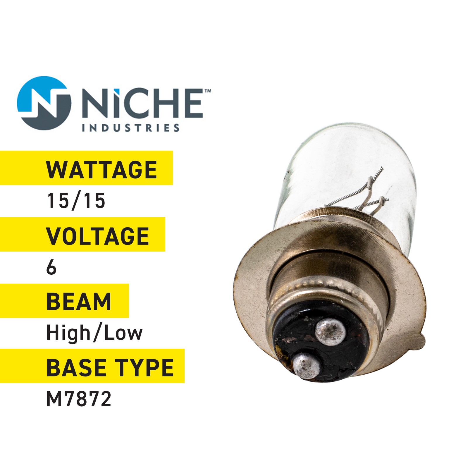 NICHE Headlight Bulb for Suzuki DR 400 DR250 DS80 PE175 DR 125 Yamaha AT1