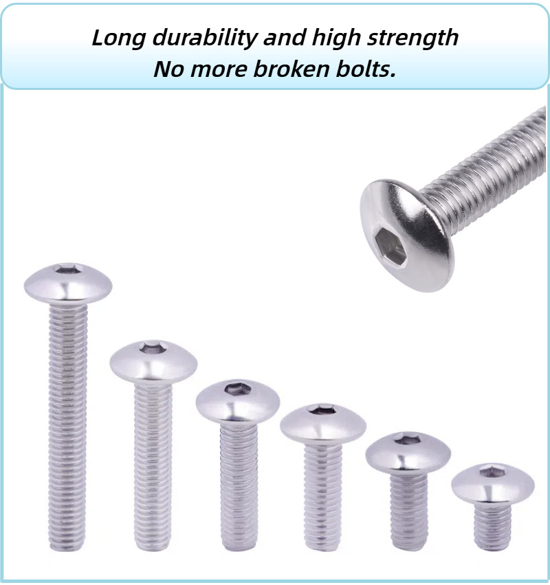 Complete Silver Stainless Steel Fairing Bolts for Honda CBR600 F4 F4I 1999-2007