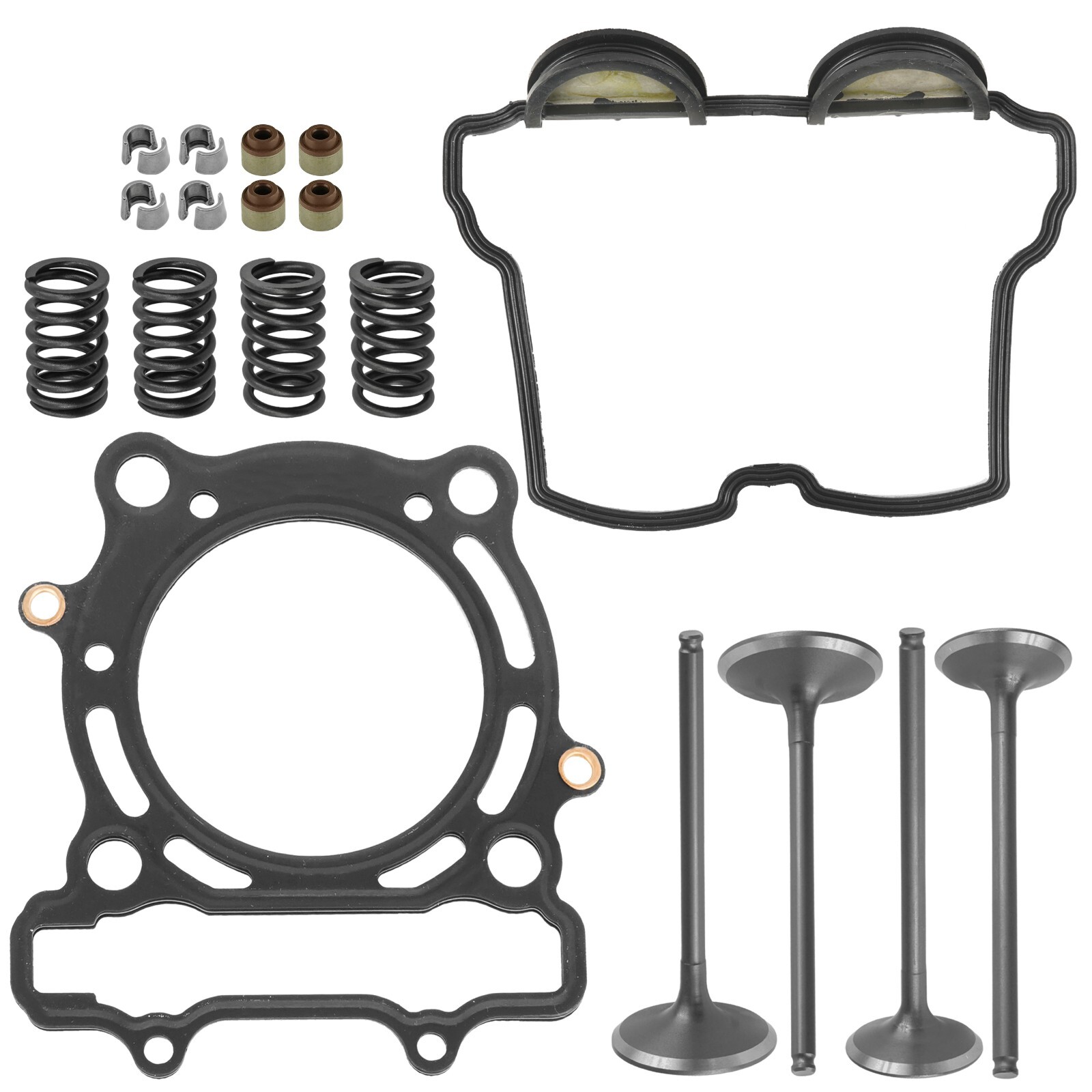 Cylinder Intake Exhaust Gasket Valve Kit for Kawasaki KX250F 2009-2016