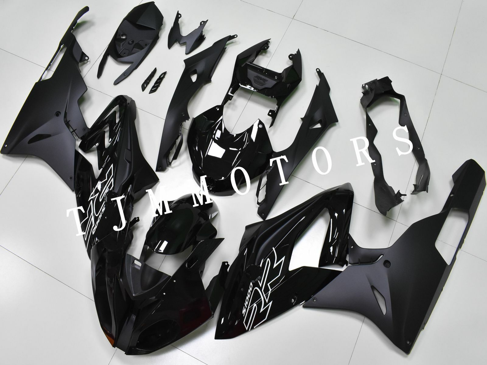 For BMW S1000RR 2015 2016 Black ABS Injection Mold Bodywork Fairing Kit Plasitcs