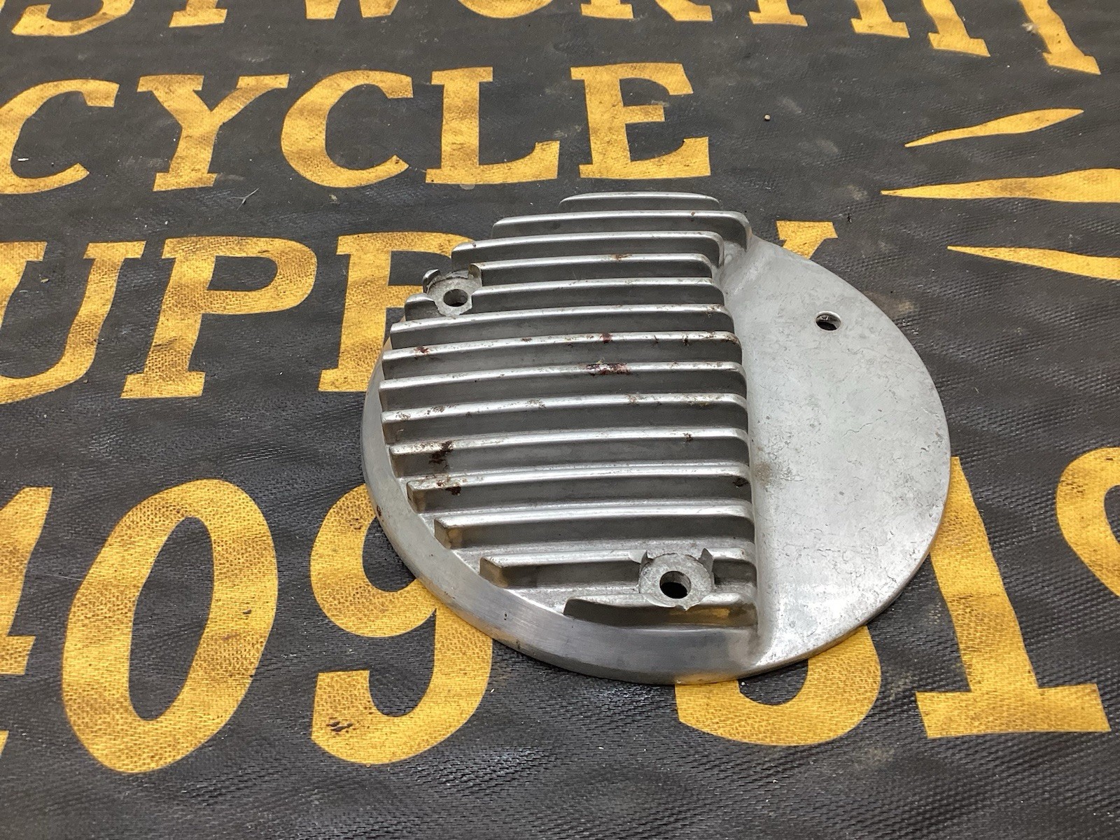 OEM HONDA CB750K CB750F VINTAGE FINNED CAST ALUMINUM CLUTCH ENGINE COVER NICE