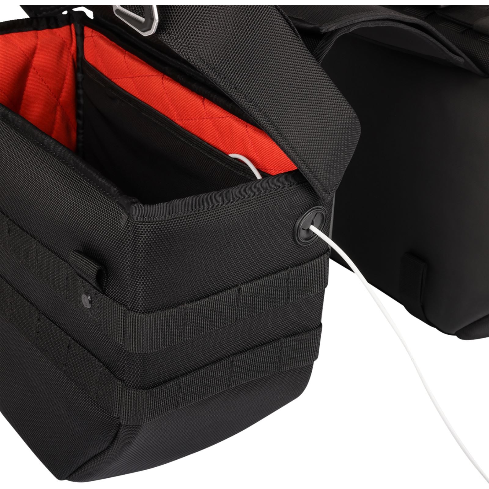 Thrashin Supply Company Expedition Saddlebags – Black TSB-008
