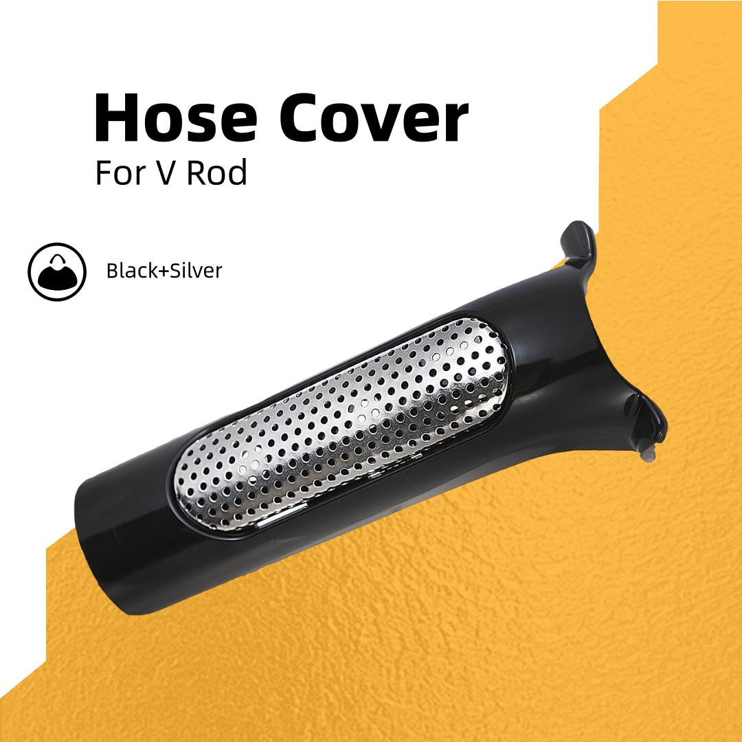 US Black Silver Hose Cover Guard For Harley 02-17 Vrod V-Rod Night Rod