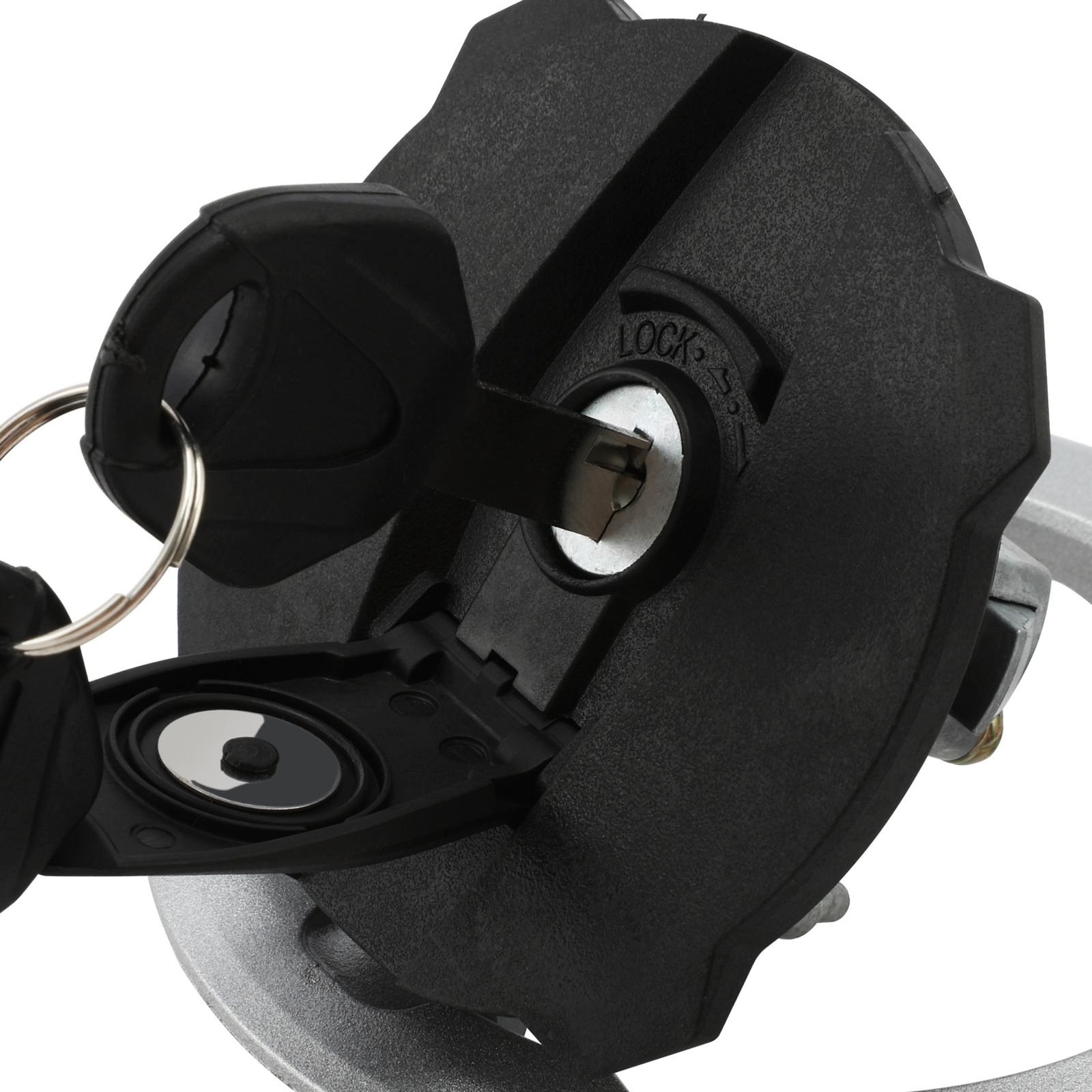 Ignition Switch Fuel Gas Cap Lock Key Fit For Kawasaki Ninja 400 Z400 18-24 23