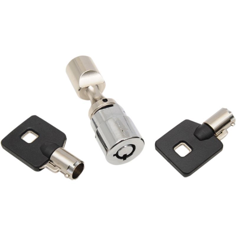 Drag Specialties Chrome Fork Lock with Keys For Harley-Davidson