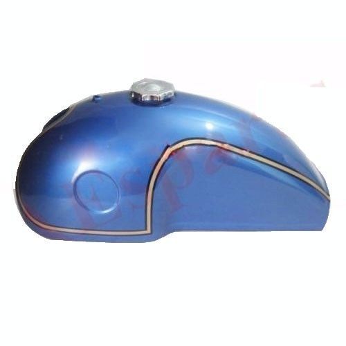 Gas Fuel Tank Blue For Ducati Benelli Mojave Kawasaki Yamaha Cafe Racer S2u